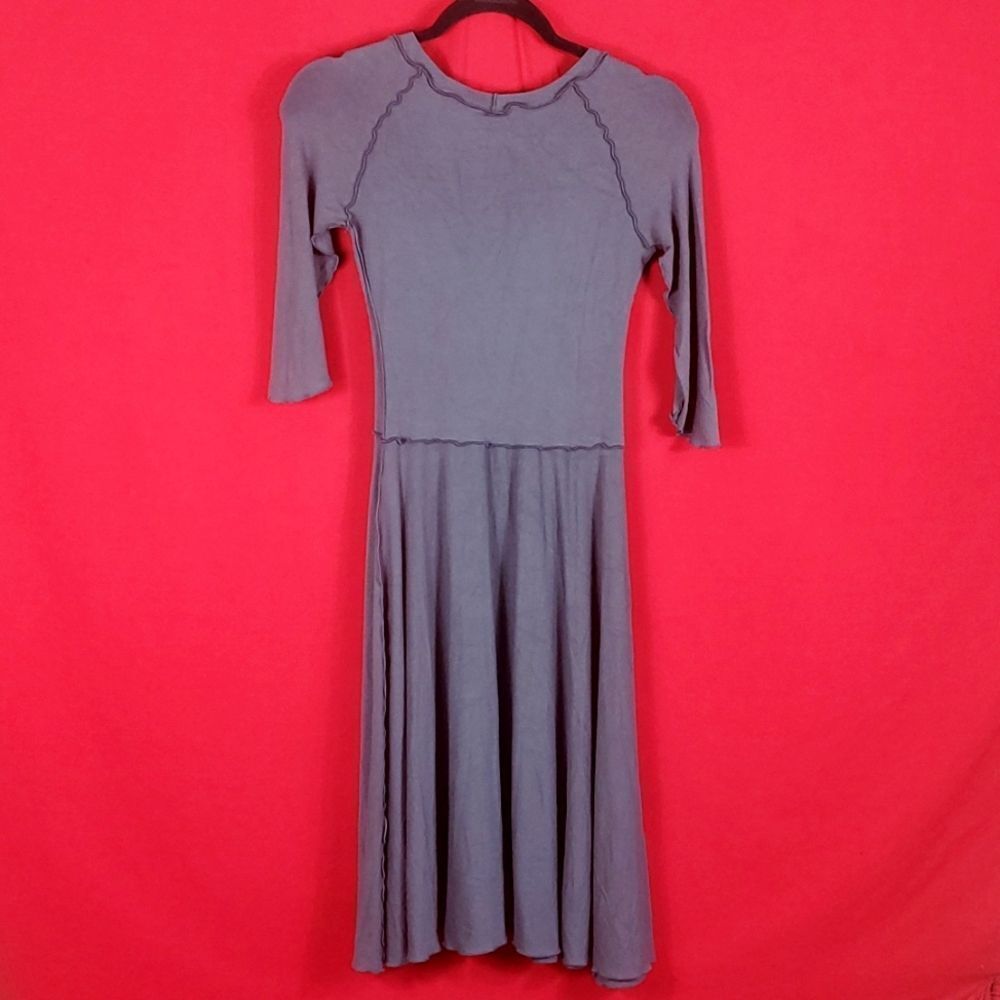 ANGELROX Audrey Dress Bamboo Blend Gray Womens Size Bird‎ 2/4 - Picture 5 of 7